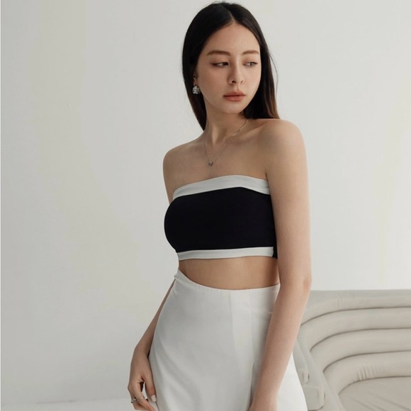 NEW! AIR SPACE Soft Skin Tube Bra Top - Picture 3 of 5